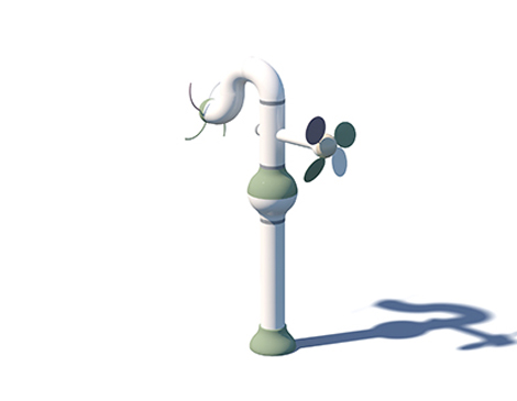 戲水小品—風葉戲水—MSX317